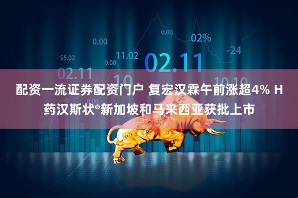 配资一流证券配资门户 复宏汉霖午前涨超4% H药汉斯状®新加坡和马来西亚获批上市